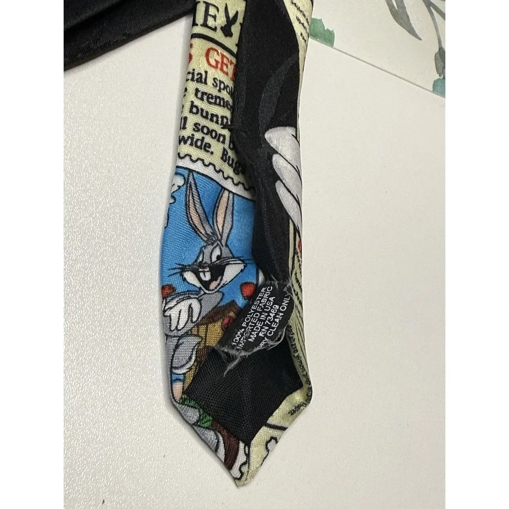 Vintage Looney Tunes Bugs Bunny Stamp Collection‎ Tie Warner Bros 53